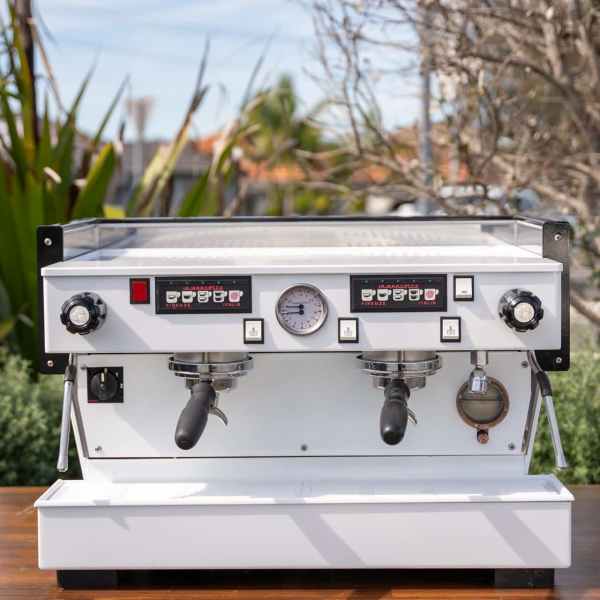 Pre Loved Custom Gloss White Group La Marzocco Linea Coffee