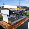 Late Model 3 Group La Marzocco PB – Custom White with Brass Accents