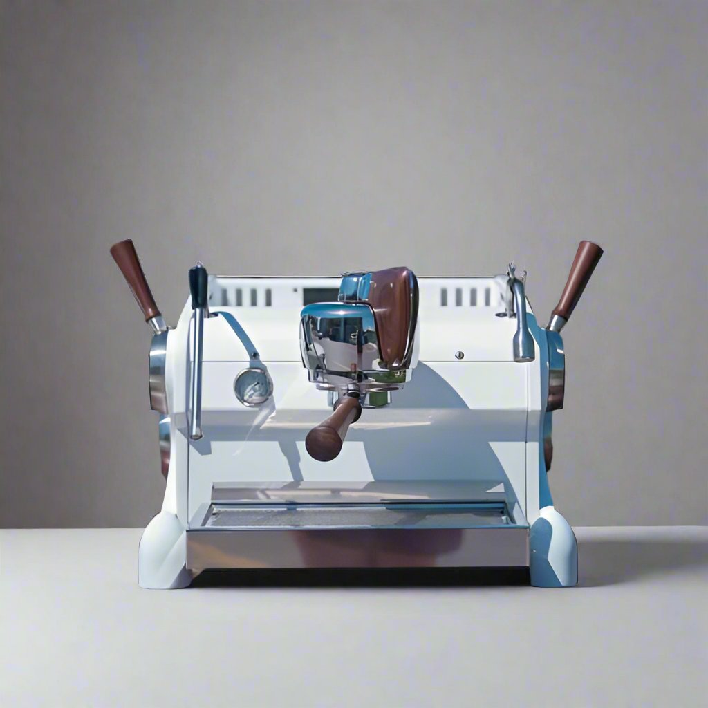 Brand New Custom Slayer Espresso In White Coffee Machine