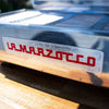 Immaculate La Marzocco Linea AV Gloss White with Chrono Shot Timers