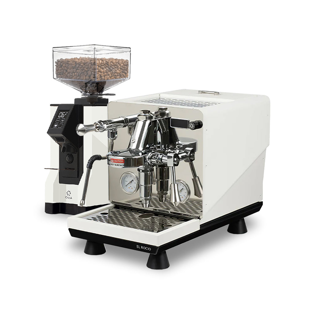 El Rocio Manus Coffee Machine & Eureka Mignon Casa Coffee Grinder Package