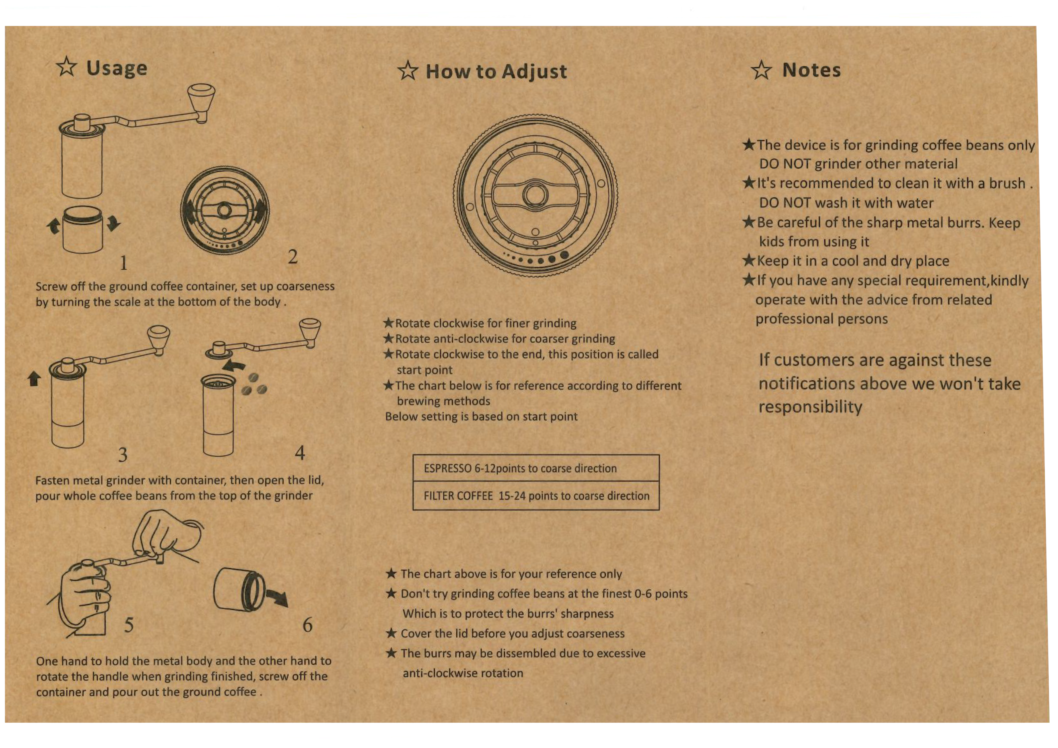 Precision Hand Grinder Black - 25 Gram