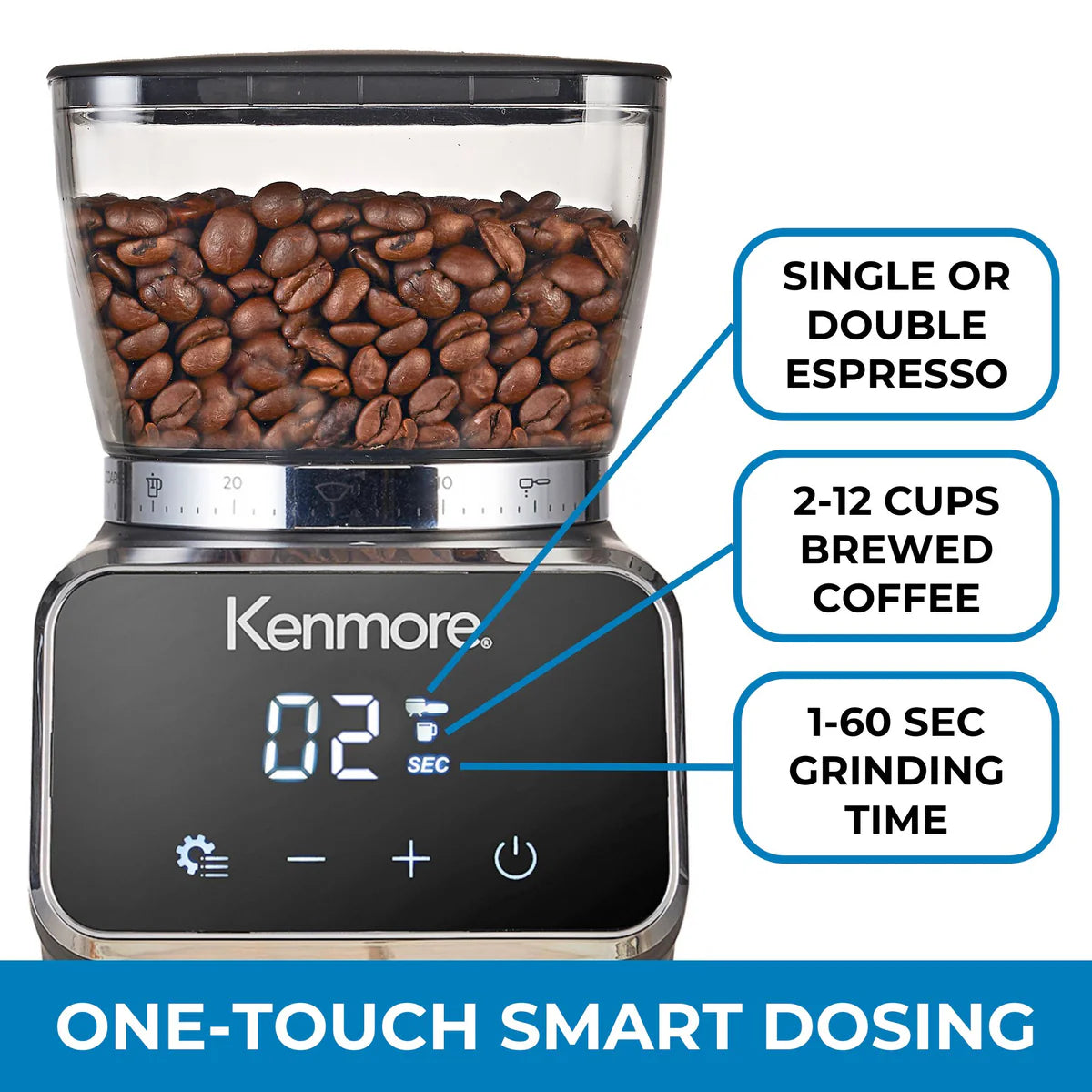 Kenmore Digital Conical Burr Coffee Grinder