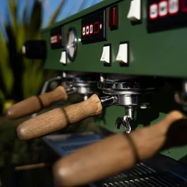 Army Green Custom La Marzocco Linea Commercial Coffee