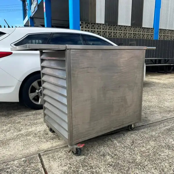 Australian Made Compact Stainless Steel Coffee/ food cart
