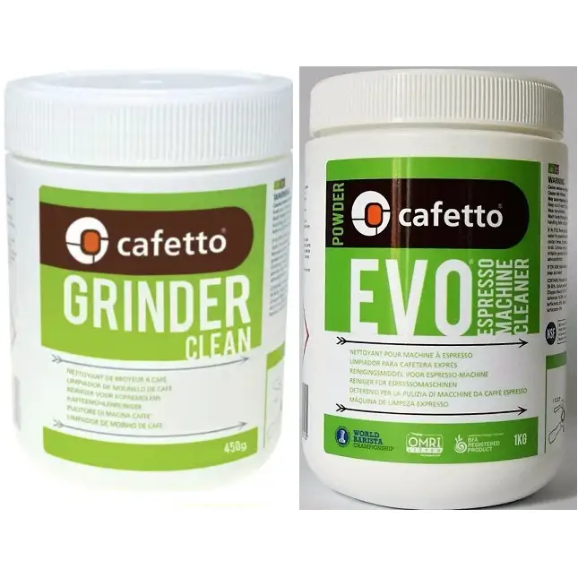 Cafetto Grinder Cleaner 450gm & Espresso Machine Cleaner 1kg