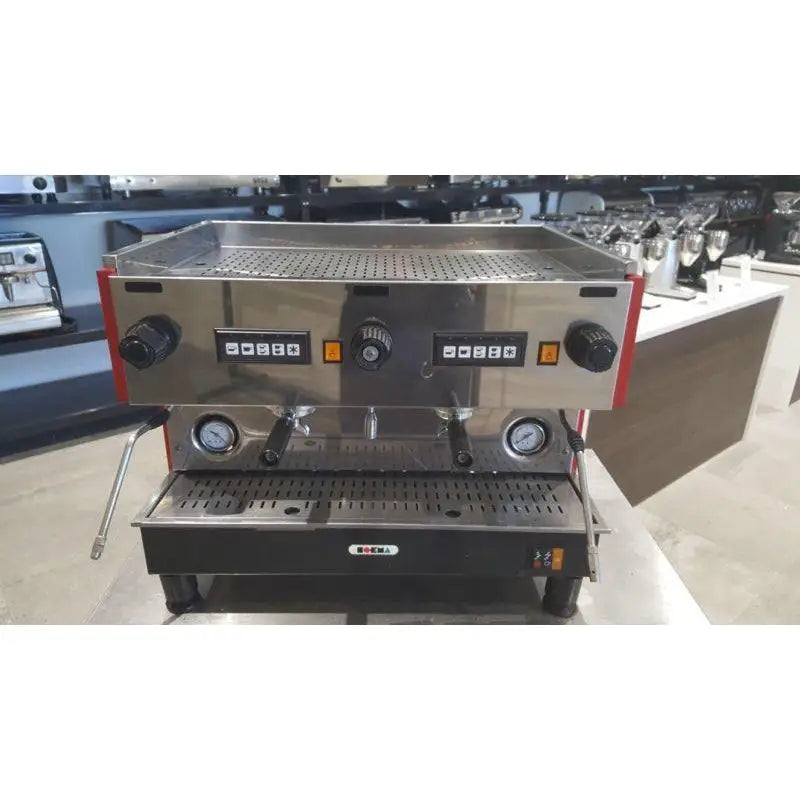 Cheap 2 Group Red Boema Commercial Coffee Espresso Machine -