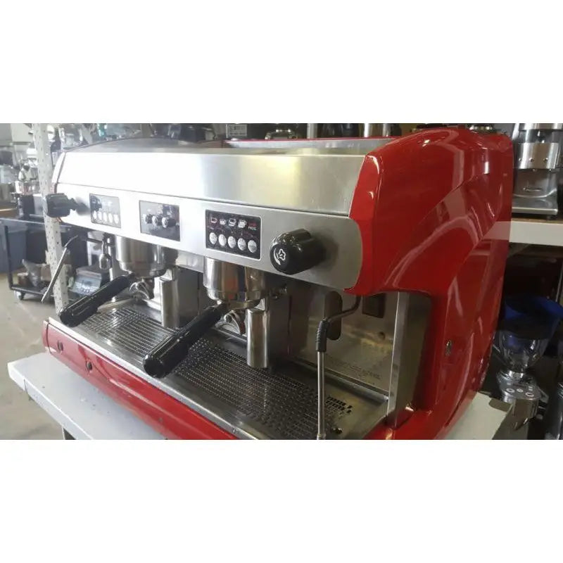 Cheap 2 Group Red Wega Polaris Commercial Coffee Machine -