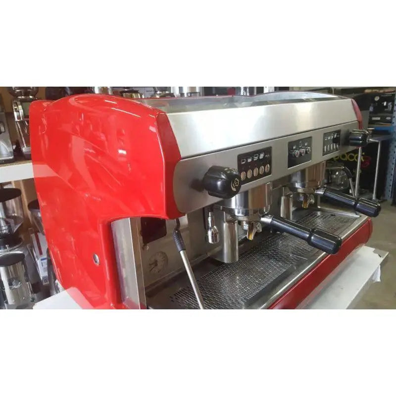 Cheap 2 Group Red Wega Polaris Commercial Coffee Machine -