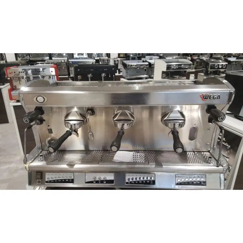 Cheap Pre-Owned 3 Group WEGA VELA High Cup Commercial Coffee