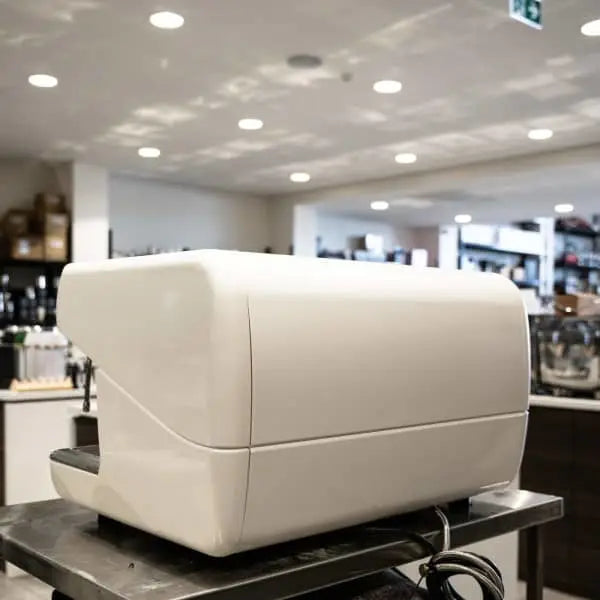 Clean 2 Group Futurmatt Commercial Coffee Machine In White -