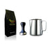Di Pacci Coffee Tamper + 300ml MIlk Jug + Coffee Beans Value
