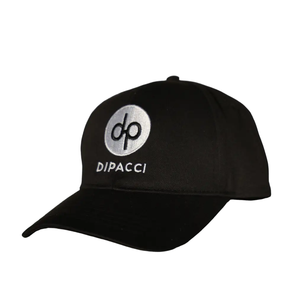 Dipacci Embroidered Cap in Black