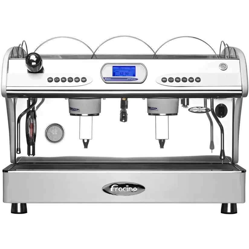 Fracino PID coffee machine brewing in a café.