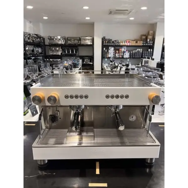 Immaculate 2 Group Ascaso Barista White Commercial Coffee