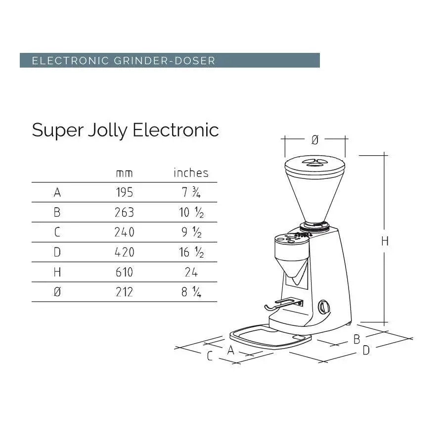 Mazzer Super Jolly Electronic LIMITED STOCK - ALL