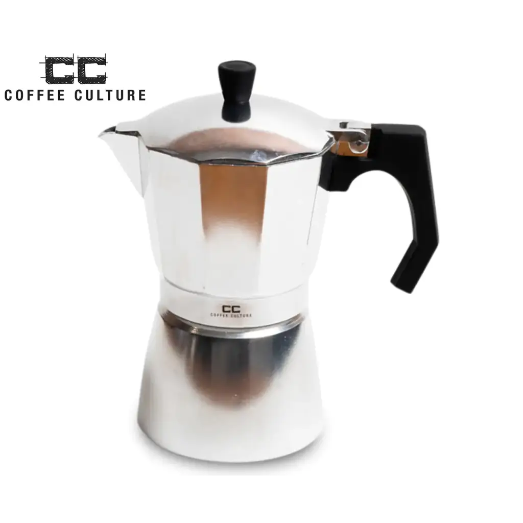 Stove Top Coffee Culture 3 Cup - Silver