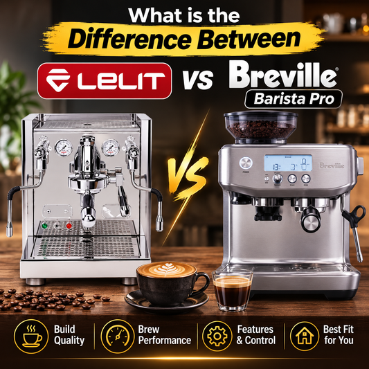 Compare  Lelit and Breville Barista Pro