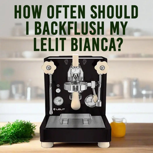 How Often Should I Backflush Lelit Bianca Coffee Machine? - Australia - Di Pacci