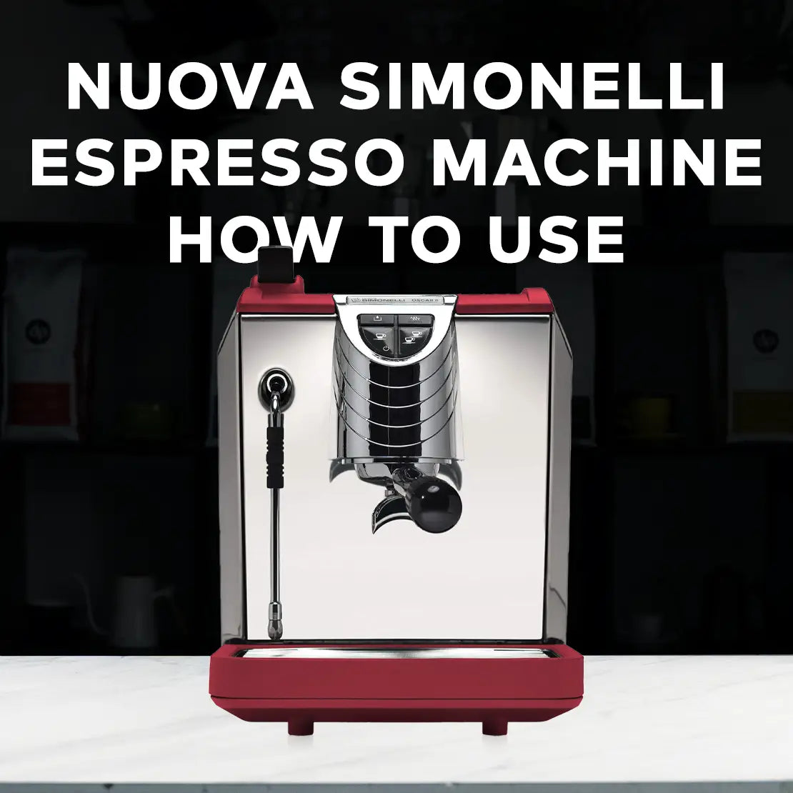 How To Use Nuova Simonelli Espresso Machine