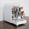 Brand New Custom White ECM Mechanika Slim With Timber Kit Coffee Machine