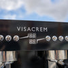Ex Demo Visacrem 2 Group Tall Cup Shot timers Coffee Machine