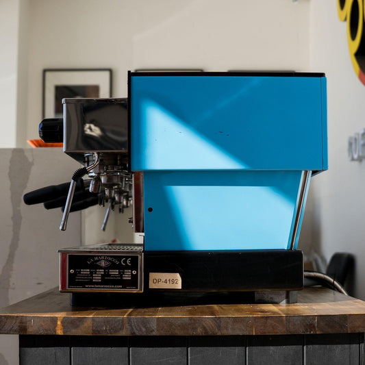 La Marzocco Linea 3 Group Tall Cup Chronos Custom Ocean Blue