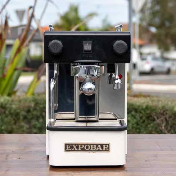 Pre-owned EXPOBAR Semi Auto E61 Coffee Machine in White