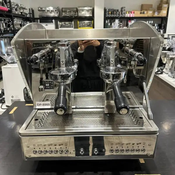 2 Group Italian 15 Amp Compact Commercial Coffee Machine