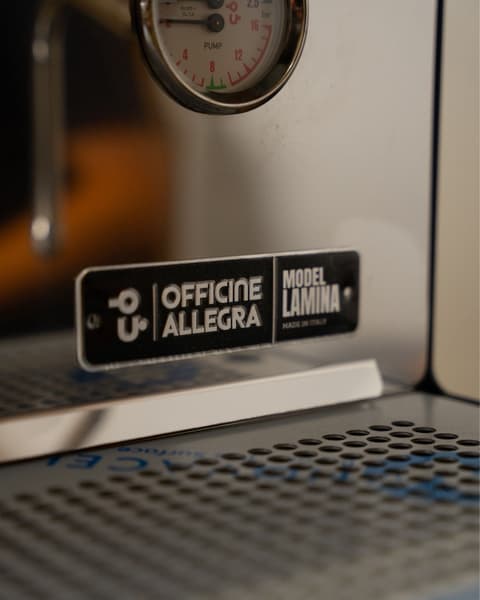 Officine Allegra Lamina 2 Group Espresso Machine Black Italy