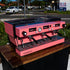 Used La Marzocco Linea Av Pink 3 Group Timers Coffee Machine
