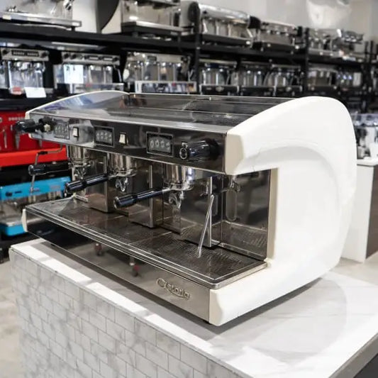 3 Group Tall Cup Used Astoria Commercial Coffee Machine