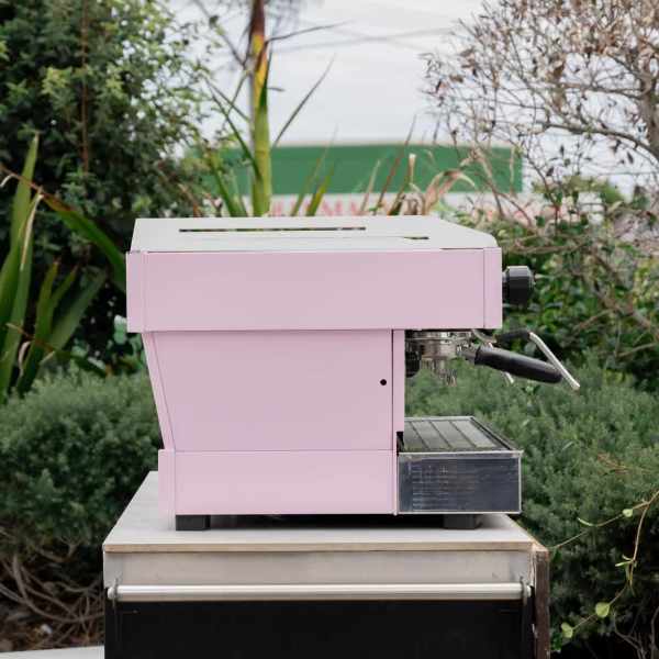Beautiful Baby Pink 3 Group La Marzocco PB Commercial Coffee Machine