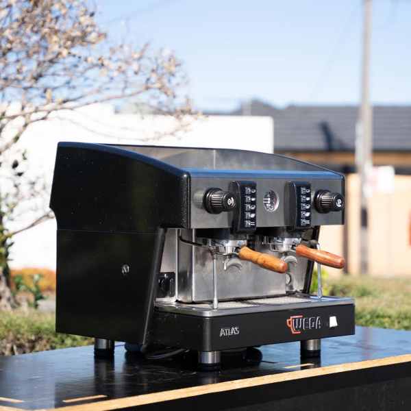 Beautiful 10 Amp 2 Group Wega Atlas Compact Commercial Coffee Machine