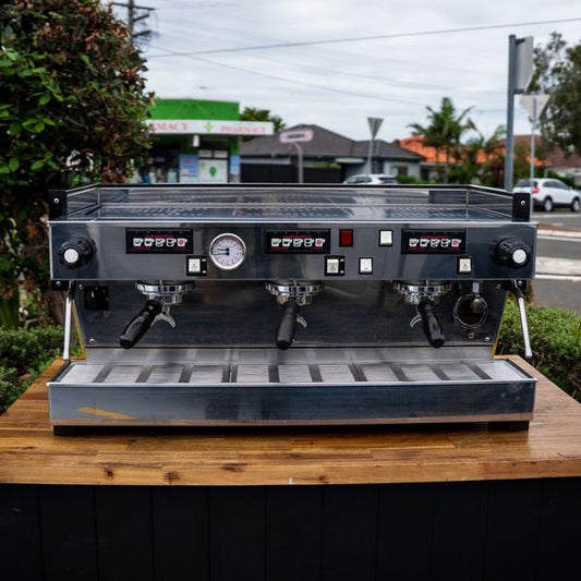 La Marzocco Linea AV Classic 3 Group Espresso Machine Custom Yellow