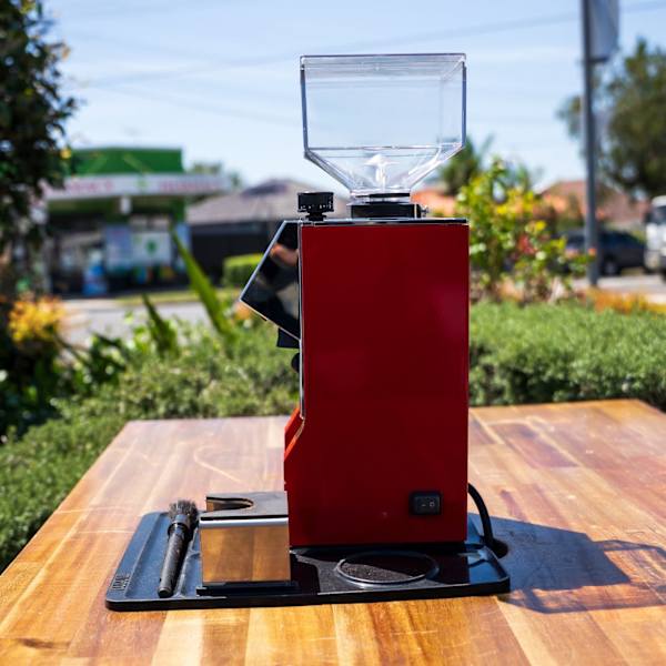 Ex-Demo Eureka XL Coffee Grinder – Red | Rubber Mat Kit | As New