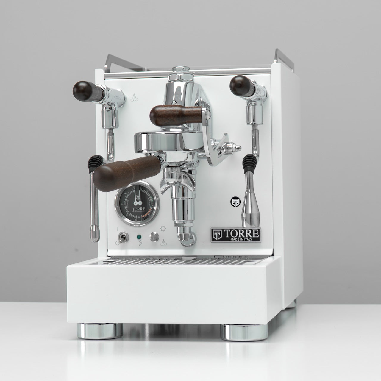 Torre Luigino TSP MT White with Wood and Joystick Coffee Machine
