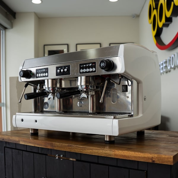 Custom White 2 Group 15 Amp WEGA POLARIS 2 Group Coffee Machine