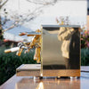 24 Cart Gold Plated Bellezza Francesca Custom Semi Commercial Coffee Machine
