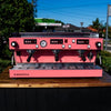 Used La Marzocco Linea Av Pink 3 Group Timers Coffee Machine