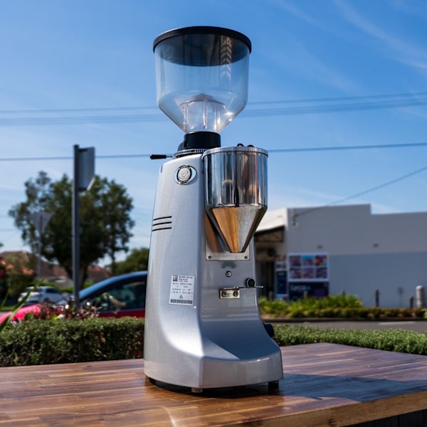 Pre Loved Mazzer Robur Electronic Silver New Burrs