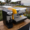 Appia II 10 Amp Yellow Café Machine + Mythos Electronic Grinder