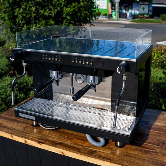 Used Sanremo Zoe Competition Tall Black 2 Group Coffee Machine