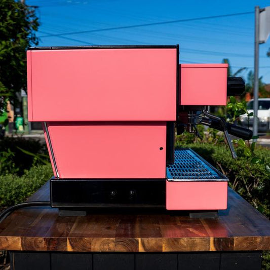 Used La Marzocco Linea Av Pink 3 Group Timers Coffee Machine