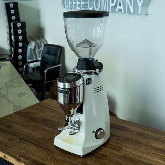Mazzer Robur Electronic S White Commercial Grinder - Pre-loved