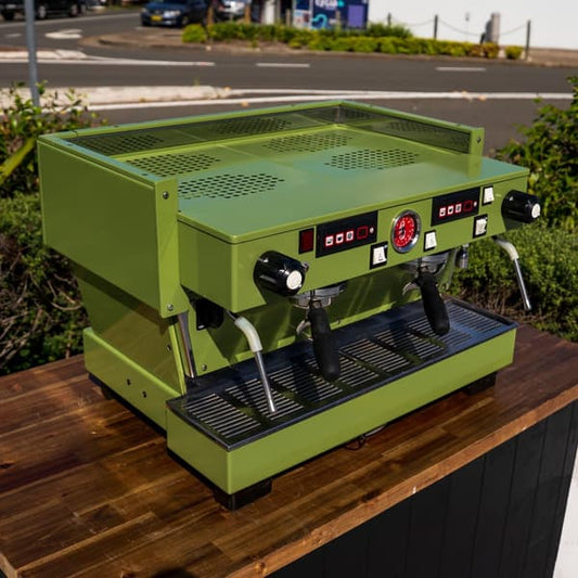 Used La Marzocco Linea Classic Green 2 Group Coffee Machine