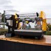 Appia II 10 Amp Yellow Café Machine + Mythos Electronic Grinder