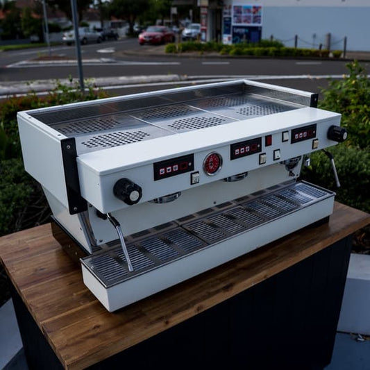 3 Group Custom La Marzocco Linea AV With Shot Timers - Pre Loved