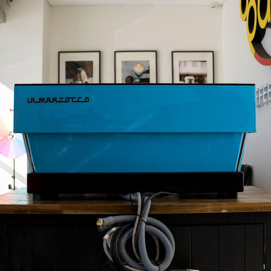 La Marzocco Linea 3 Group Tall Cup Chronos Custom Ocean Blue