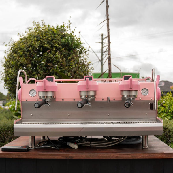 Stunning Synesso 3 Group MVP Custom Coffee Machine In Pink